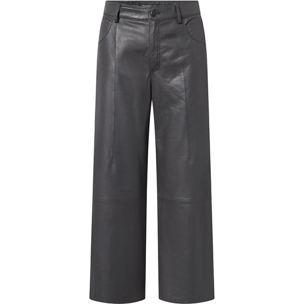 Depeche leather wear HW Regular fitting Boa læderbukser Pants 024 Antracit