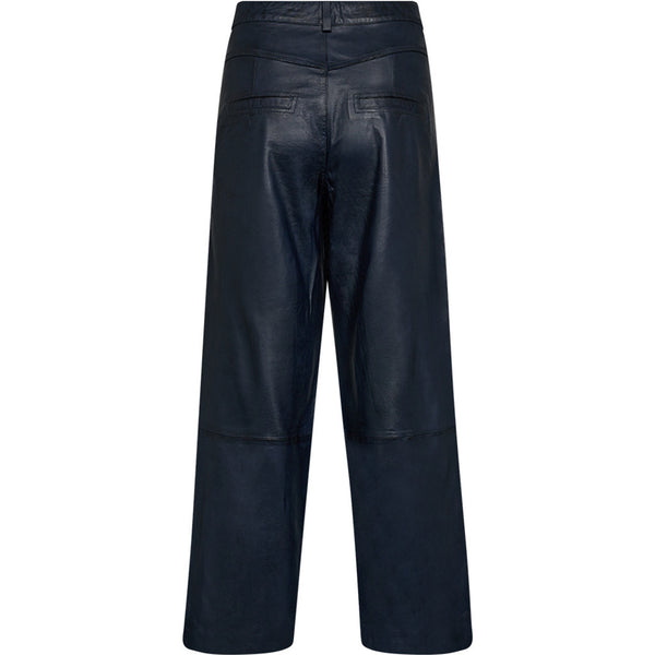 Depeche leather wear HW Regular fitting Boa læderbukser Pants 285 Midnight Blue