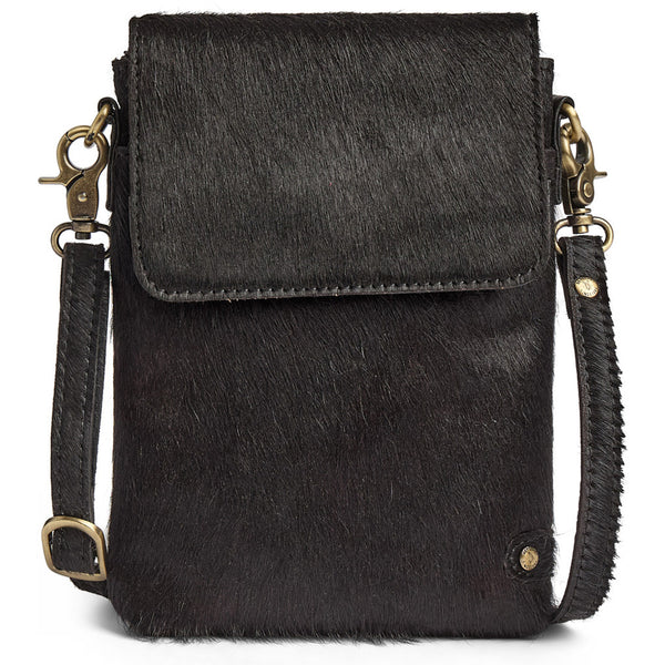 DEPECHE Hair-on mobiltaske Mobilebag 095 Jet Black