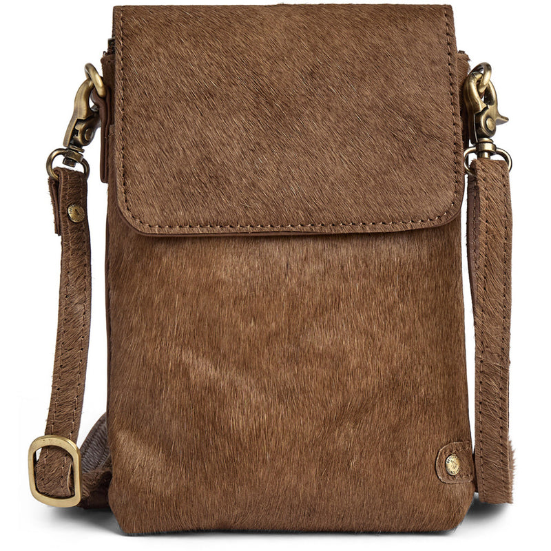 DEPECHE Hair-on mobiltaske Mobilebag 184 Walnut