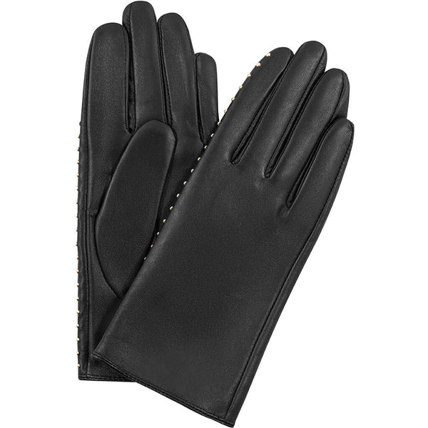 DEPECHE Handsker dekoreret med nitter Gloves 099 Black (Nero)