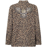 Depeche Clothing Jane jakke dekoreret med et smukt patch Jackets 261 Leopard Printed