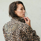 Depeche Clothing Jane jakke dekoreret med et smukt patch Jackets 261 Leopard Printed