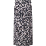 Depeche Clothing Jane pencil nederdel Skirts 281 Grey leo print