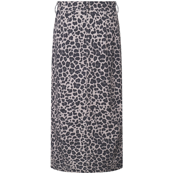 Depeche Clothing Jane pencil nederdel Skirts 281 Grey leo print