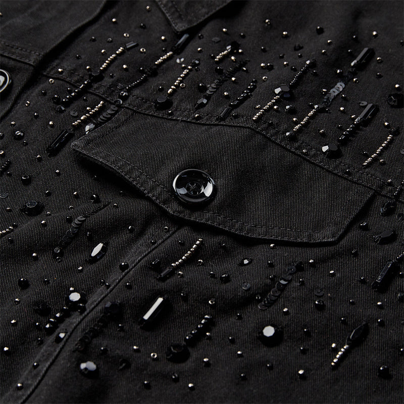 Depeche Clothing Janet jakke med smukke detaljer Jackets 099 Black (Nero)