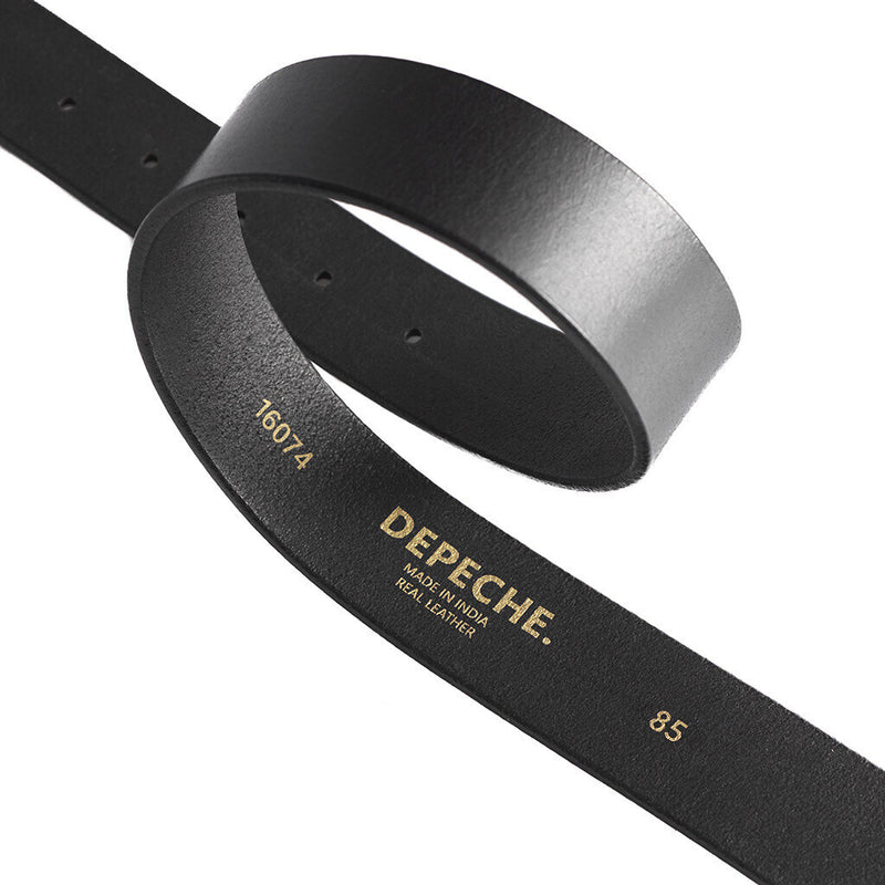 DEPECHE Jeans Belt Belts 099 Black (Nero)