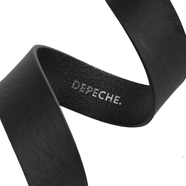 DEPECHE Jeans bælte i lækker skindkvalitet Belts 099 Black (Nero)