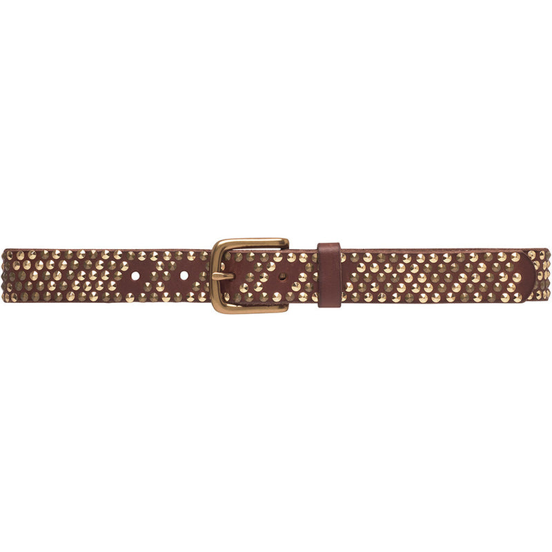 DEPECHE Jeans bælte med nitter Belts 015 Brown