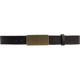DEPECHE Jeansbælte Belt 154 Black/Brass