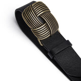 DEPECHE Jeansbælte Belt 154 Black/Brass