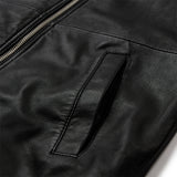 Depeche leather wear Jila Biker Blazer Blazer 099 Black