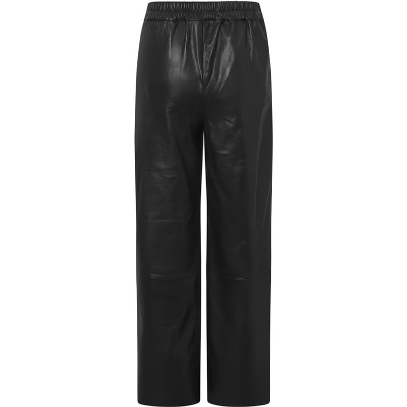 Depeche leather wear Julia HW skindbuks Pants 099 Black (Nero)