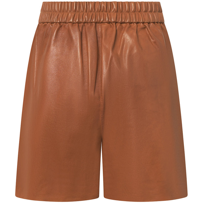 Depeche leather wear Julia skind shorts Shorts 005 Vintage cognac