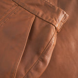 Depeche leather wear Julia skind shorts Shorts 005 Vintage cognac