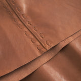 Depeche leather wear Julia skind shorts Shorts 005 Vintage cognac