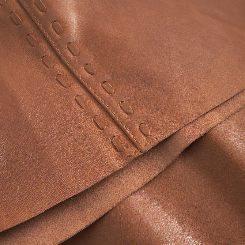 Depeche leather wear Julia skind shorts Shorts 005 Vintage cognac