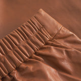 Depeche leather wear Julia skind shorts Shorts 005 Vintage cognac