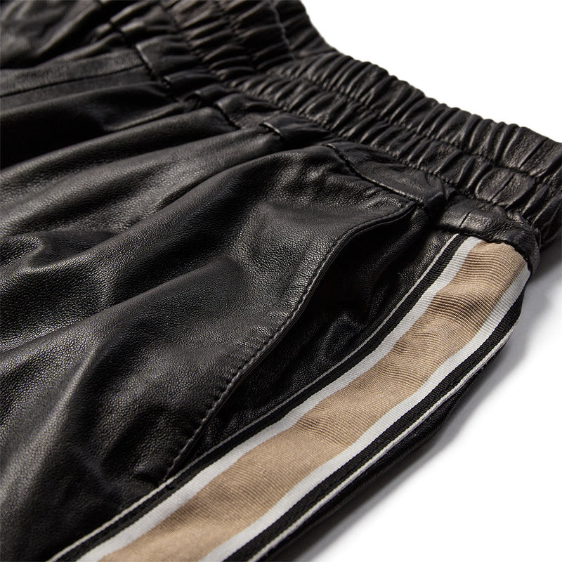 Depeche leather wear JuneDEP Loose Pants Pants 099 Black (Nero)