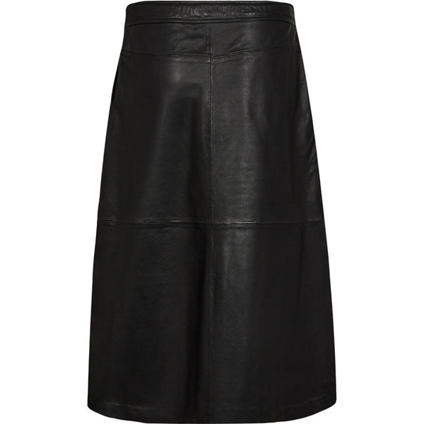 Depeche leather wear Kenya underknee skindnederdel Skirts 099 Black (Nero)