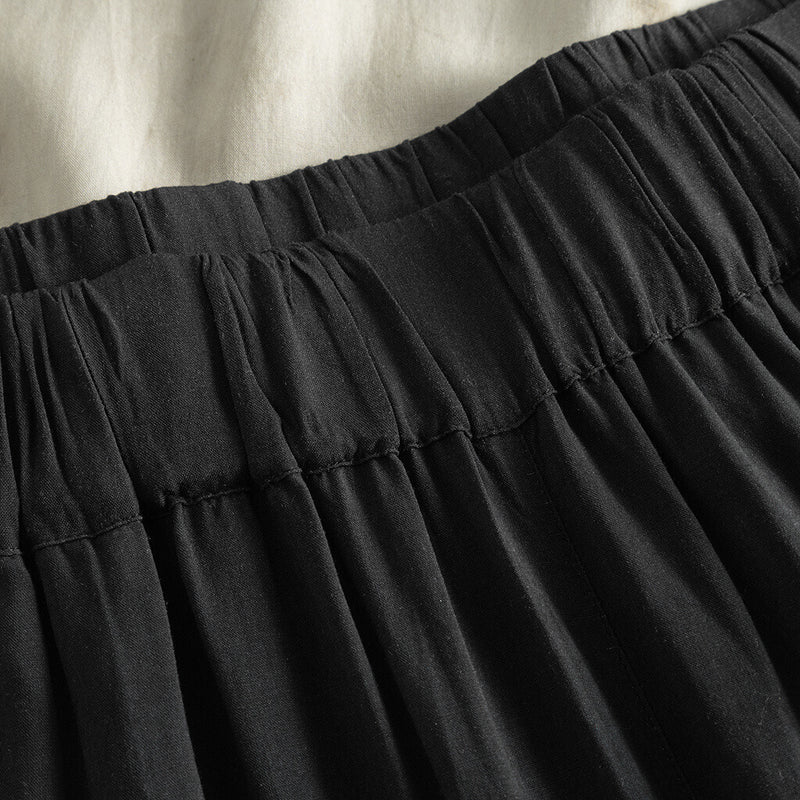 Depeche Clothing Kia bukser i det smukkeste print (RW) Pants 232 Black Printed