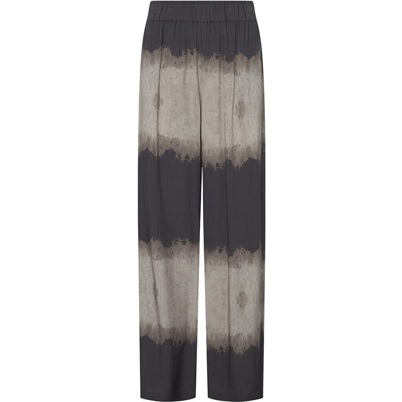 Depeche Clothing Kia bukser i det smukkeste print (RW) Pants 268 Grey Printed