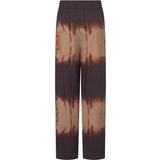 Depeche Clothing Kia bukser i det smukkeste print (RW) Pants 269 Brown Printed