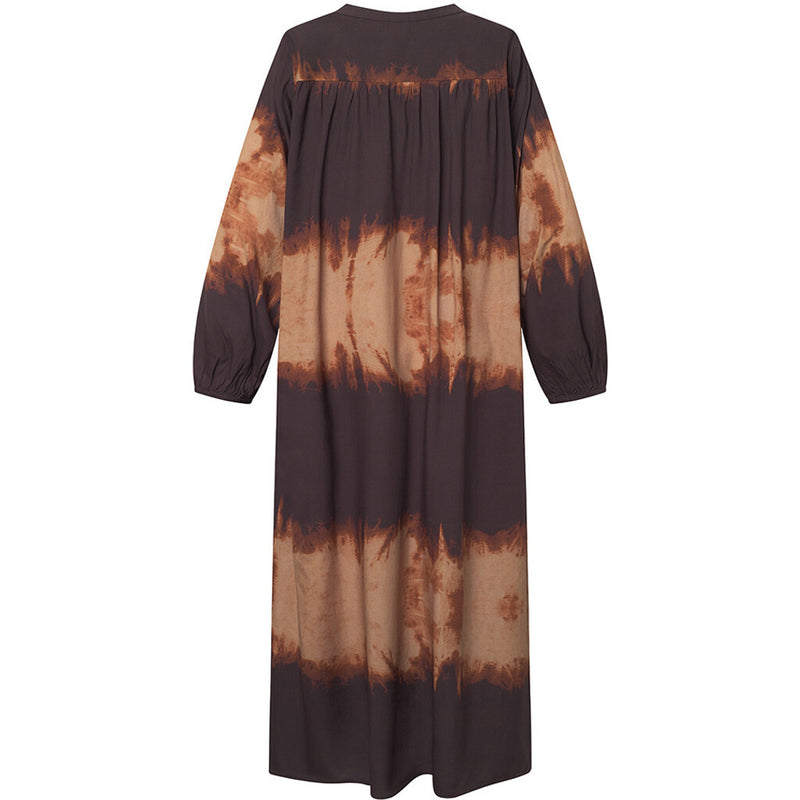 Depeche Clothing Kia kjole i det smukkeste print Dresses 269 Brown Printed