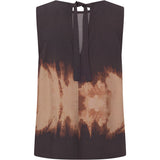 Depeche Clothing Kia top i det smukkeste print Tops 269 Brown Printed