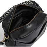 DEPECHE Klassisk crossover med cool canvasrem Cross over 099 Black (Nero)