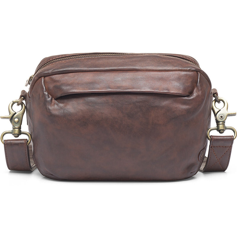 DEPECHE Klassisk crossover taske Cross over 068 Winter brown