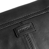 DEPECHE Klassisk crossover taske i blød læderkvalitet Cross over 099 Black (Nero)