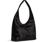 DEPECHE Klassisk hair-on shopper Shopper 095 Jet Black