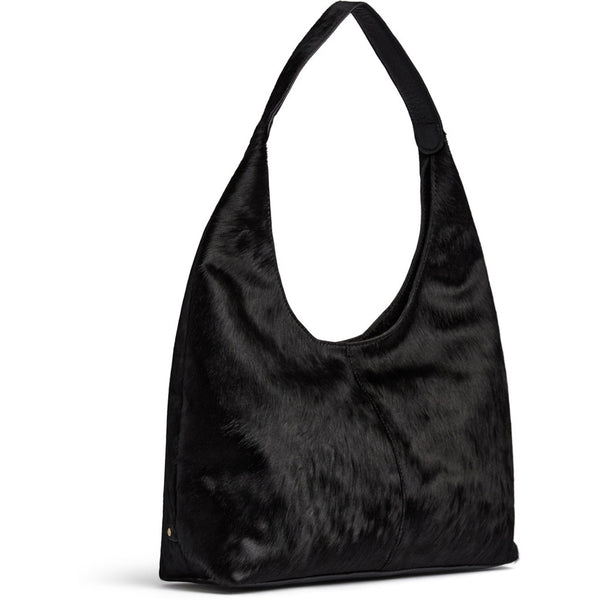DEPECHE Klassisk hair-on shopper Shopper 095 Jet Black