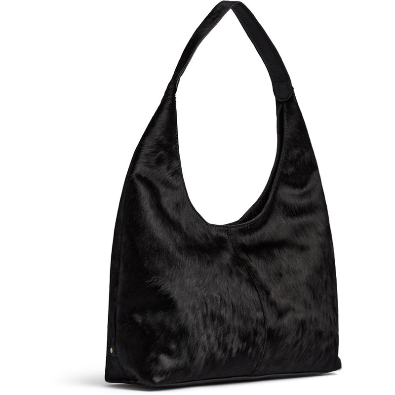 DEPECHE Klassisk hair-on shopper Shopper 095 Jet Black
