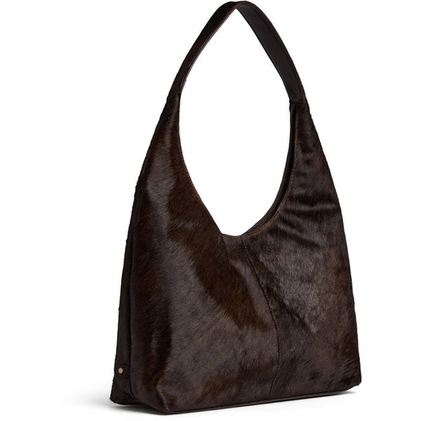 DEPECHE Klassisk hair-on shopper Shopper 161 Dark brown
