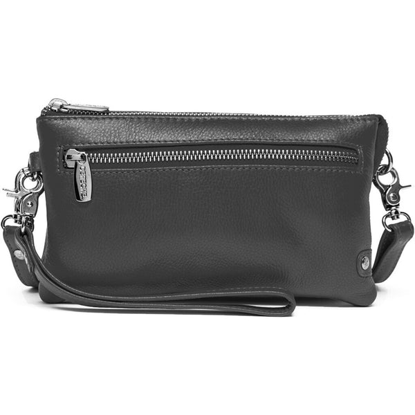 DEPECHE Klassisk lille taske/ clutch i blødt læder Small bag / Clutch 099 Black (Nero)