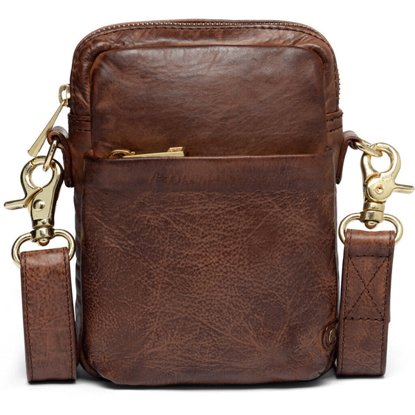 DEPECHE Klassisk mobiltaske i en smørblød skindkvalitet Mobilebag 133 Brandy