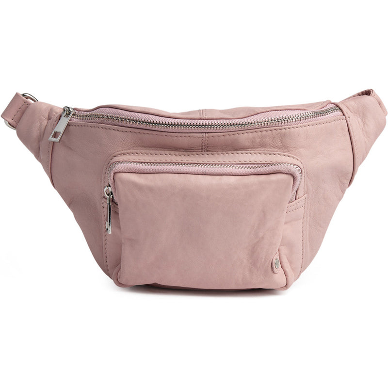 DEPECHE Klassisk must-have bumbag i skind Bumbag 059 Soft rose