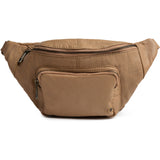 DEPECHE Klassisk must-have bumbag i skind Bumbag 156 Camel