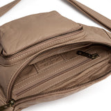 DEPECHE Klassisk must-have bumbag i skind Bumbag 168 Latte