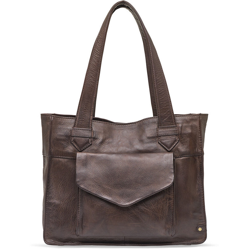 DEPECHE Klassisk shopper Shopper 161 Dark brown