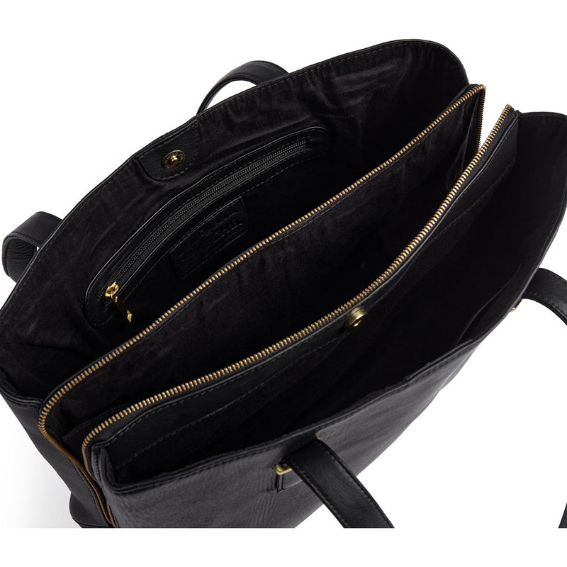 DEPECHE Klassisk shopper Shoulderbag / Handbag 099 Black (Nero)