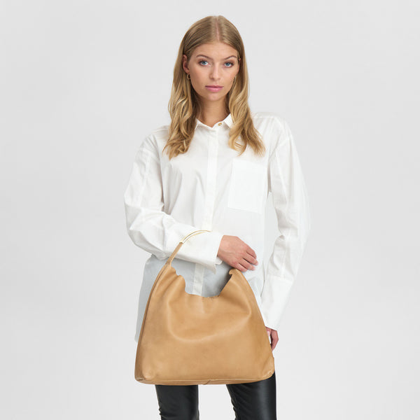 DEPECHE Klassisk skuldertaske Shoulderbag / Handbag 075 Dessert