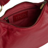 DEPECHE Klassisk skuldertaske i kalveskind Shoulderbag / Handbag 043 Red