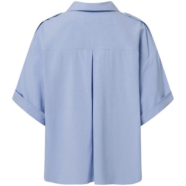 Depeche Clothing Kortærmet oversize Fay skjorte Shirts 029 Blue