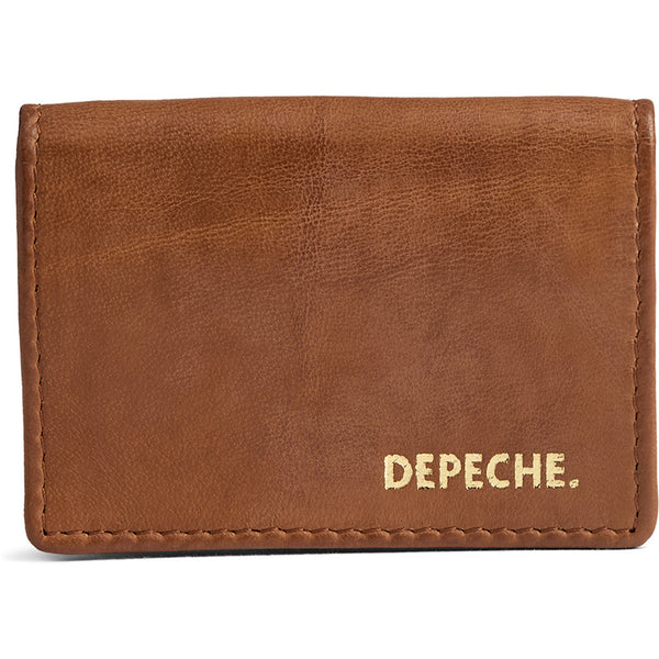 DEPECHE Kreditkortholder Purse / Credit card holder 014 Cognac