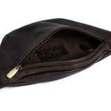 DEPECHE Læder bumbag i klassisk design Bumbag 033 Mocca