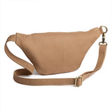 DEPECHE Læder bumbag i klassisk design Bumbag 156 Camel