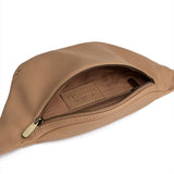 DEPECHE Læder bumbag i klassisk design Bumbag 156 Camel